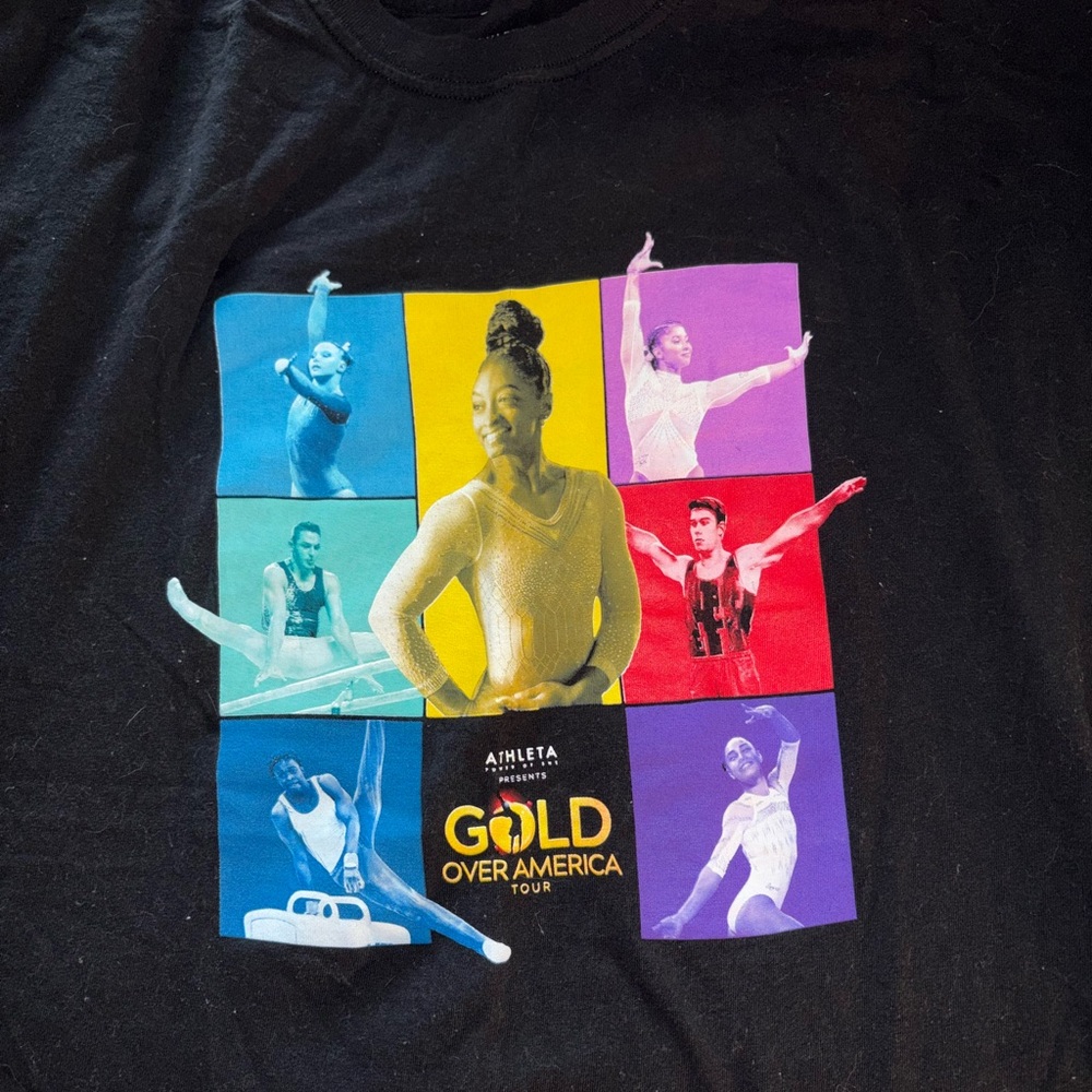 Gold over America tour shirt
